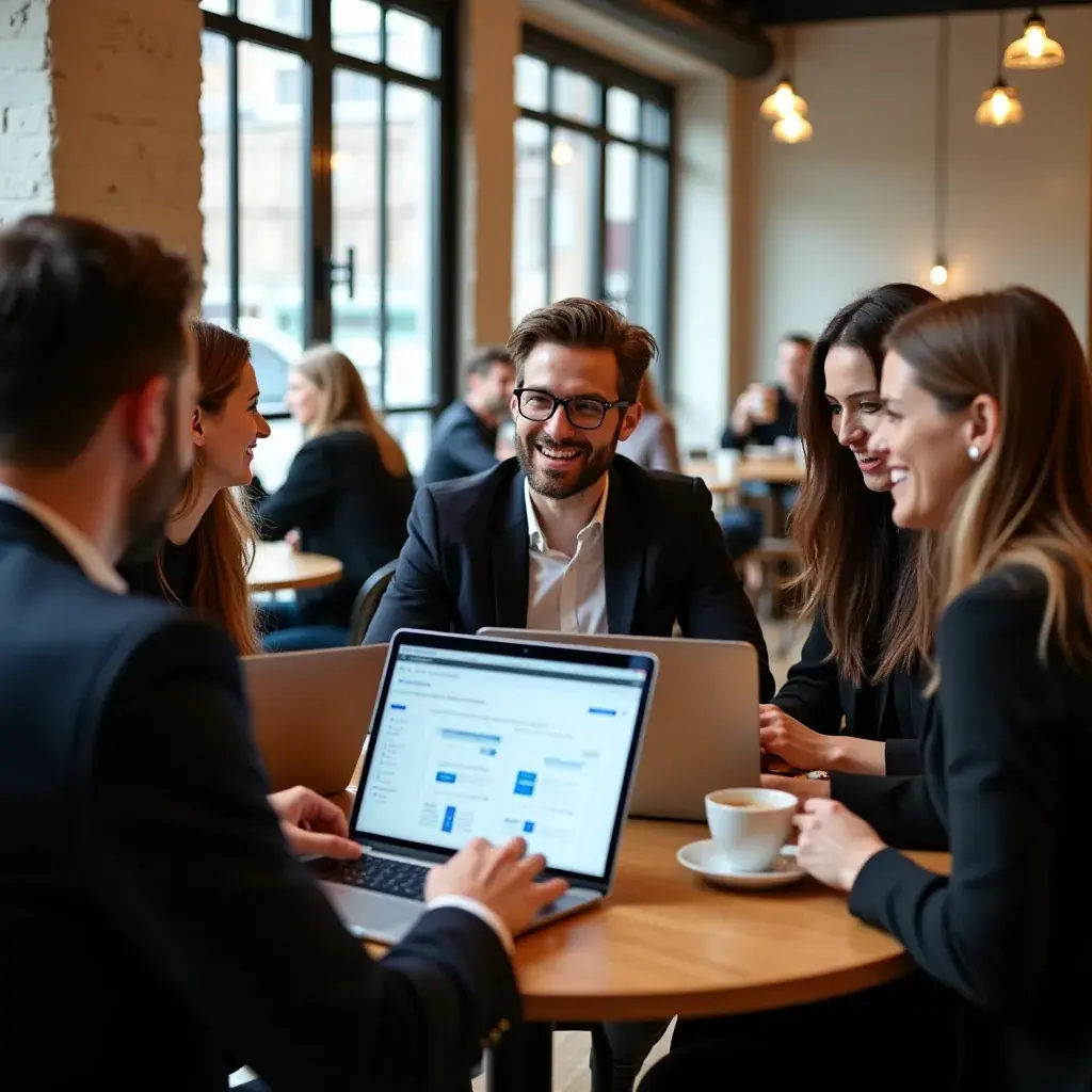 Professional team collaboration